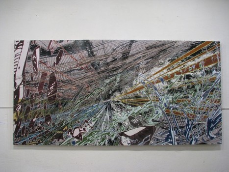 'Evacuation II,' a painting by Yoon Lee.
